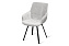 Кухонный стул поворотный AERO 56х61х85см велюр/сталь Pearl