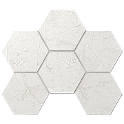Керамическая мозаика ESTIMA Marmulla Mosaic/MA01_NS/25x28,5x10/Hexagon Heagon 25х28,5см 0,712кв.м.