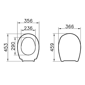 Сиденье для унитаза VITRA 115-003-001 без микролифта