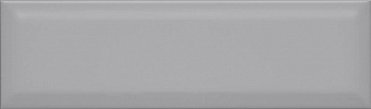 Настенная плитка KERAMA MARAZZI 9014 серый грань 8,5х28,5см 0,97кв.м. глянцевая