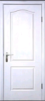 Межкомнатная дверь Платан Канадка белый МДФ 800х2000мм глухая