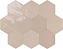 Настенная плитка WOW Zellige Hexa 122080 Nude 10,8х12,4см 0,382кв.м. глянцевая