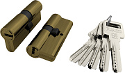 Цилиндр ключ-ключ FUARO R600 AB 60мм бронза