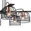 Люстра подвесная Vele Luce Modello VL6452P06 360Вт 6 лампочек E27
