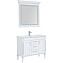 Мебель для ванной AQUANET Селена 233129 белый/серебро
