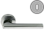 Дверная ручка нажимная COLOMBO Gira JM11 матовый хром