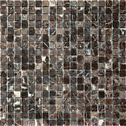 Мозаика Mir Mosaic i-Tile 4M022-15T коричневый мрамор 29,8х29,8см 0,44кв.м.