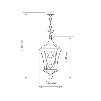 Светильник ландшафтный Elektrostandard Virgo a031923 GLXT-1450H 60Вт IP44 E27 капучино