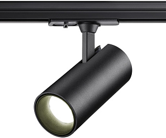 Трековый светильник Novotech SELENE 359162 24Вт LED чёрный для однофазного трека