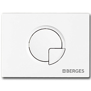 Кнопка для инсталляции BERGES NOVUM R4 soft touch белая