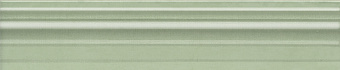 Бордюр KERAMA MARAZZI Левада BLE018 зелёный светлый глянцевый 5,5х25см 0,014кв.м.