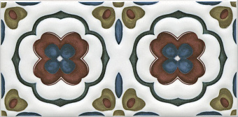 Декор KERAMA MARAZZI Клемансо STG\B617\16000 орнамент 15х7,4см 0,444кв.м.