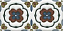Декор KERAMA MARAZZI Клемансо STG\B617\16000 орнамент 15х7,4см 0,444кв.м.