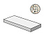 Плитка для ступеней ABK Blend PF60006986 Dots Angolare Top Dx Multiwhite Ret 120х32см 0,384кв.м. матовая