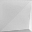 Настенная плитка WOW Essential 105124 Noudel L White Matt 25х25см 0,81кв.м. матовая