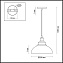 Светильник подвесной Lumion DARIO 3676/1 60Вт E27