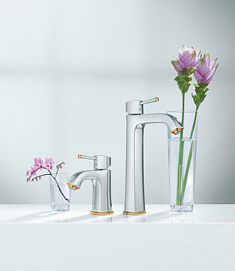 Смеситель для раковины GROHE Grandera 23310IG0 золото/хром