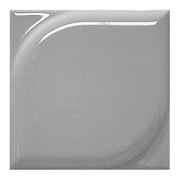Настенная плитка WOW Essential 105113 Leaf Grey Gloss 12,5х12,5см 0,433кв.м. глянцевая