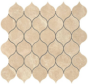 Керамическая мозаика Atlas Concord Италия Marvel Edge 9EDS Elegant Sable Drop Mosaic 27,2х29,7см 0,485кв.м.