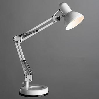 Настольная лампа офисная Arte Lamp JUNIOR A1330LT-1WH 40Вт E27