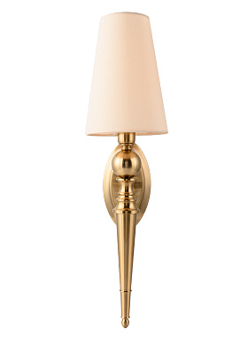 Бра CRYSTAL LUX PER PER AP1 BRASS/BEIGE 60Вт E14