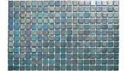 Стеклянная мозаика Ezzari JADE TES76203 бирюзовый 31,3х49,5см 2кв.м.