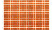 Стеклянная мозаика Ezzari Lisa 2538-D оранжевый 31,3х49,5см 2кв.м.