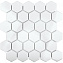 Керамическая мозаика Starmosaic Homework IDL1005 Hexagon small White Matt 26,5х27,8см 0,96кв.м.