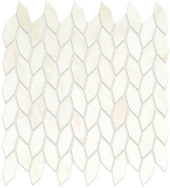 Керамическая мозаика Atlas Concord Италия Marvel Shine A4WK Calacatta Delicato Mosaico Twist Shiny 30,5х30,5см 0,558кв.м.
