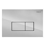 Панель смыва D&K DB1499001 хром