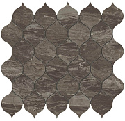 Керамическая мозаика Atlas Concord Италия Marvel Edge 9EDB Absolute Brown Drop Mosaic 27,2х29,7см 0,485кв.м.