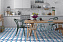 Матовый керамогранит WOW Blanc Et Bleu 108792 Square Decor 18,5х18,5см 0,413кв.м.