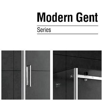 Душевая дверь Gemy Modern Gent S25191C 200х120см стекло прозрачное