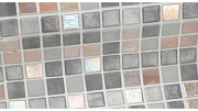 Стеклянная мозаика Ezzari Moon TES77822 белый/коричневый/серый 31,3х49,5см 2кв.м.
