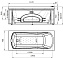 Ванна акриловая RADOMIR Vannesa Сильвия 2-01-0-0-1-205Р 167х70см пристенная