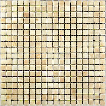 Мозаика Mir Mosaic i-Tile 4M073-15T жёлтый оникс 29,8х29,8см 0,44кв.м.