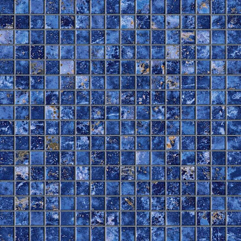 Керамическая мозаика Atlas Concord Италия Marvel Dream AOVD Ultramarine Mosaico Lappato 30х30см 0,9кв.м.