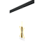 Трековый светильник Lightstar Strato PRO817012 40Вт E14 золото для однофазного трека