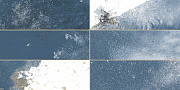 Настенная плитка PERONDA CERAMICAS FS Tradition 30898 Brick Blue 20х40см 0,96кв.м. глянцевая