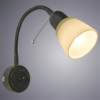 Спот Arte Lamp LETTURA A7009AP-1BR 40Вт 1 лампа E14