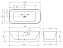 Ванна акриловая Abber AB9331-1.6 L 160х75см пристенная
