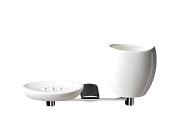 Набор аксессуаров для ванной Stil Haus Aria AR14(08-BI) хром 2 предметов