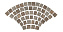 Керамическая мозаика Atlas Concord Италия Dolmen Pro A02V Mix Coda di Pavone Grip 53,2х102,8см 1,077кв.м.