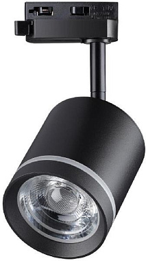 Трековый светильник Novotech PORT 358801 15Вт LED чёрный для однофазного трека