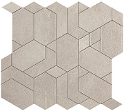 Керамическая мозаика Atlas Concord Италия Boost AN63 White Mosaico Shapes 31х33,5см 0,62кв.м.