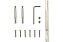 Дверная ручка нажимная Code Deco H-14105-A-NIS матовый никель