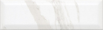 Настенная плитка KERAMA MARAZZI 9034 белый грань 8,5х28,5см 0,97кв.м. матовая