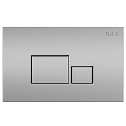 Кнопка для инсталляции D&K Quadro DB1519002 хром матовый