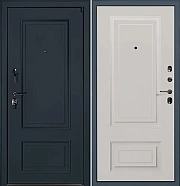 Входная дверь АНТАРЕС Милан Z0000013813 970х2050мм Муар графитовый\Белый матовый левая