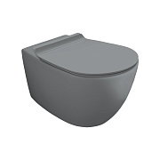 Унитаз подвесной SIMAS Vignoni VI18 cemento matt безободковый без сиденья